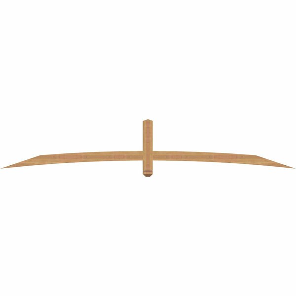 Ekena Millwork Bellingham Timber Gable Bracket, Western Red Cedar, 108"W x 18"H x 3 1/2"D x 3 1/2"F, 4/12 Pitch GBW108X18X0404BEL00SWR - main